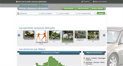 Desktop Screenshot of annoncez-vous.com